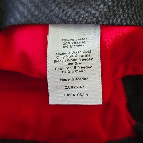 Talbots Hampshire Ankle Pants Red Chino Casual Stretch Womens Size 4 - Picture 7 of 7